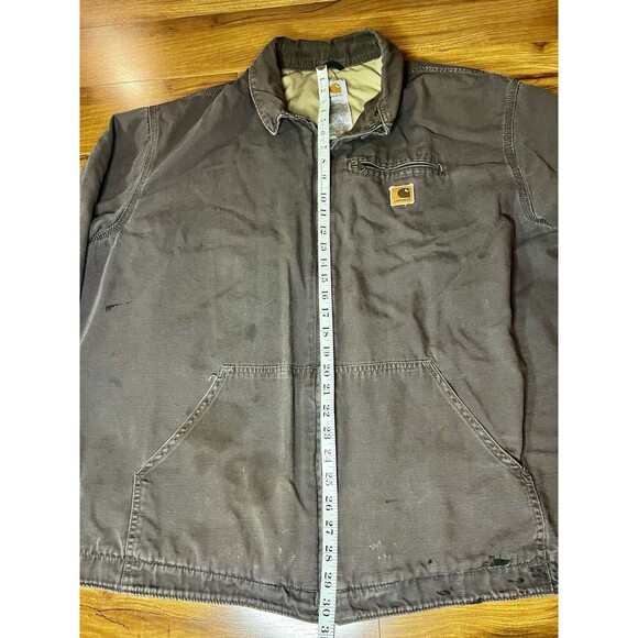 Vintage USA Carhartt Jacket Coat Brown Size 2xl RN#14806 J169 Great Condition - Picture 7 of 10
